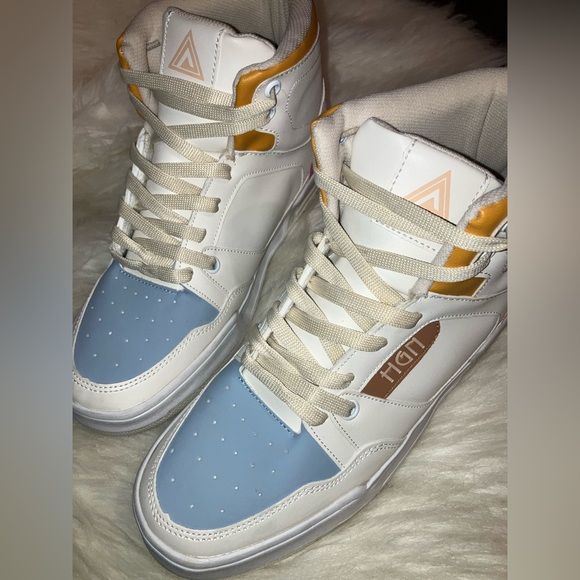 Urban Tennis Halogen by Mr Shu Ankle Boots Beige Sneakers - Picture 13 of 17